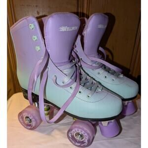 Wellwon Roller skates Gradient Mint / Purple Sz 8 39 Womens